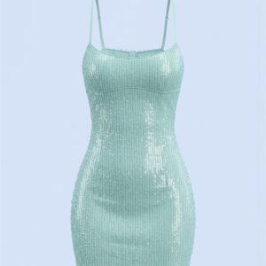 Aqua shine dress