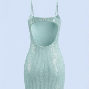 Aqua shine dress