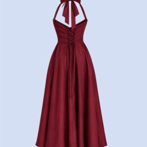 Burgundy Dress